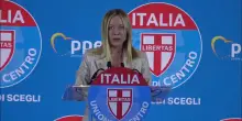 Giorgia Meloni: "Clima insostenibile. La sinistra giustifica la violenza contro chi non la pensa come loro"
