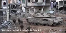 L'esercito israeliano spara tra le macerie di Gaza City