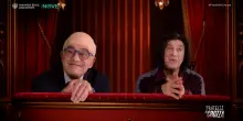 Roccella e Sechi riscrivono la storia: la parodia di Crozza