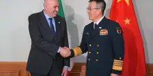 Crosetto a Berlino vede omologo cinese, l’ammiraglio Jun Dong