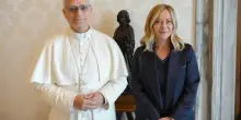 Meloni in visita ufficiale dal Papa: “Bene impegno Vaticano per pace”