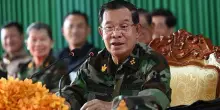 Hun Sen, leader cambogiano al centro del conflitto con la Thalandia