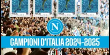 Calcio, francobollo di Poste Italiane per la vittoria del Napoli