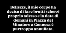 Gaia annulla una data: “Il mio corpo fa brutti scherzi”