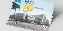 Francobollo commemorativo per gli 80 anni della Fao