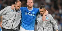 Napoli, De Bruyne operato in Belgio: stop 3-4 mesi