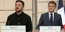Macron-Zelensky firmano intesa per piano forniture militari