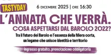 ”L’Annata che verrà” a Barolo il 6 dicembre si racconta il Barolo 2022