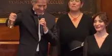 Claudio Baglioni ha cantato al concerto di Natale al Senato