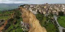 Niscemi, la Protezione civile: la frana &egrave; molto estesa, circa 4 chilometri di fronte