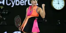 Tennis, Aryna Sabalenka in finale agli Australian Open