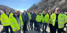 Infrastrutture, Salvini inaugura lavori per raddoppio tratto Salaria