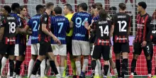 Calcio, pioggia di multe e squalifiche dopo Milan-Inter