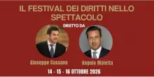 Nasce il &ldquo;Festival dei diritti nello spettacolo&rdquo;