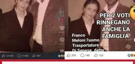 Meloni: in una foto Squarta indicato come mio padre, siamo al cabaret