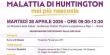 &rsquo;Malattia di Huntington: mai pi&ugrave; nascosta&rdquo;, convegno domani a Roma
