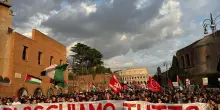 Flotilla, migliaia al Colosseo: blocchiamo tutto, Palestina libera