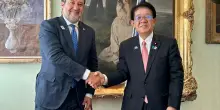Infrastrutture, Salvini incontra il ministro giapponese Yasushi Kaneko