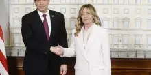 Meloni: con Rubio dialogo franco tra alleati che difendono i loro interessi