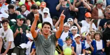 Tennis, Darderi in semifinale nella notte romana