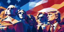 Trump pubblica immagine col suo busto scolpito sul monte Rushmore