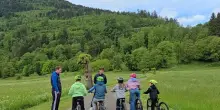 Estate in Carnia, bambini in montagna e genitori in smartworking