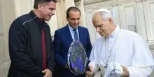 Padel, Italy Major: Luigi Carraro e Paquito Navarro ricevuti dal Papa