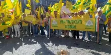 Agricoltori Coldiretti in piazza contro speculazioni olio e grano
