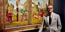 Stendardo Santissima Trinit&agrave; di Raffaello in mostra al MET di New York