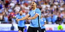 Mondiali: Uruguay fermato dall&rsquo;Arabia Saudita: &egrave; 1-1 a Miami