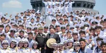 Kim Jong Un vara nuovo cacciatorpediniere da 5mila tonnellate