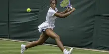 Tennis, Tyra Grant esce (a testa alta) da Wimbledon