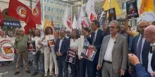 L.elettorale, campo largo si ritrova in piazza e chiede elezioni