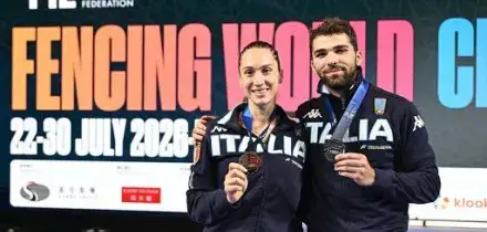 Scherma, doppio argento azzurro ai Mondiali di Hong Kong