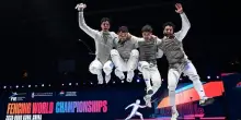 Scherma, Italia d&rsquo;oro nel fioretto maschile ai Mondiali