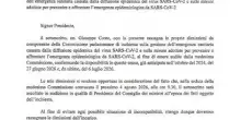 Covid, Conte si dimette dalla commissione: &ldquo;domani spazzer&ograve; via il fango&rdquo;