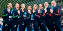 Europei nuoto, l&rsquo;Italian acrobatic team &egrave; di bronzo