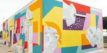 Murales trasformano impianto smaltimento di Assoro in spazio culturale