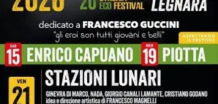 XX edizione &ldquo;Etruria Eco Festival&rdquo; dedicata a Francesco Guccini