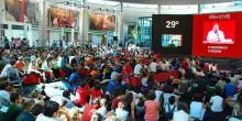 Meeting Rimini, il Papa varca la soglia dopo 44 anni di attesa