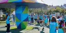 Ferrero dona nuovo gioco motorio al punto luce Save the children dell&rsquo;Aquila