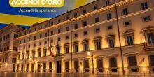 Cancro pediatrico: palazzo Chigi si illumina di luce dorata