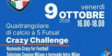 Nazionale Crazy for Football al Milano 4 Mental Health il 9 e 10 ottobre