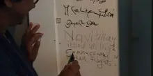 Nobel Pace, sul muro dei diritti a Firenze la firma di Pillay