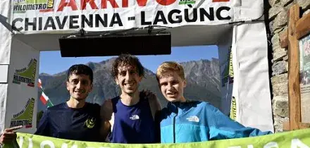 A Chiavenna Aymonod e Mayr vincono il Vertical, Valchiese tricolore