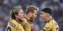 Bologna in trasferta 2-0 al Cagliari, decidono Casale e Bernardeschi