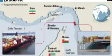 Teheran lascia lo Stretto chiuso e sequestra due imbarcazioni