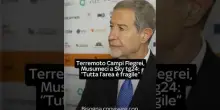 Terremoto Campi Flegrei, Musumeci: "Tutta l'area &egrave; fragile"