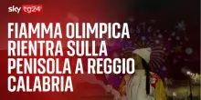 Fiamma olimpica rientra sulla Penisola a Reggio Calabria