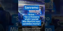 Sanremo, Arisa: "Se ci fossero stati i social, Mia Martini non sarebbe morta" #sanremo2026 #sanremo